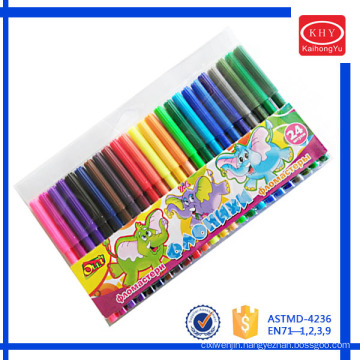 Multi-colors available PVC package non-toxic children art marker